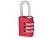 Abus 145/20 20mm Aluminium Combination Padlock Red 46569