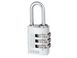 Abus 145/20 20mm Aluminium Combination Padlock Silver 46574