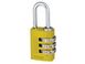 Abus 145/20 20mm Aluminium Combination Padlock Yellow 46572