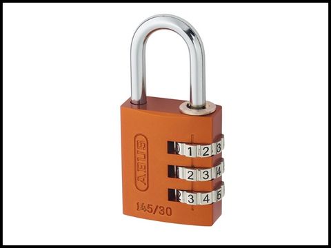 Abus 145/40 40mm Aluminium Combination Padlock Random Colour 49865