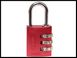 Abus 145/30 30mm Aluminium Combination Padlock Red 46578
