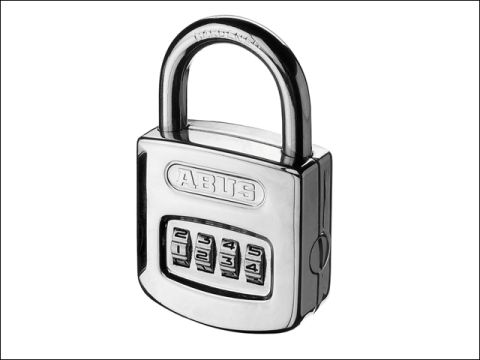 Abus 160/50 50mm Combination Padlock ( 4 Digit) Steel Case Die Cast Body