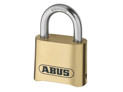 Abus 180IB/50 50mm Combination Padlock Brass Body Carded