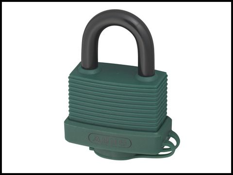 Abus 70AL/45 45mm Aluminium Padlock Green Keyed 6401