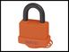 Abus 70AL/45 45mm Aluminium Padlock Orange Keyed 6401