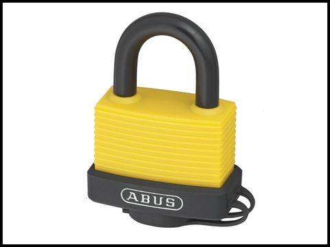 Abus 70AL/45 45mm Aluminium Padlock Yellow Keyed 6401