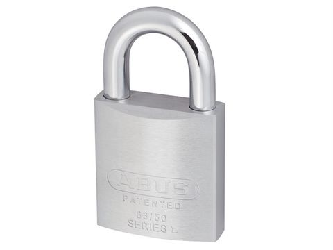 Abus 83/50 50mm Chrome Plated Brass Padlock Keyed KA2745