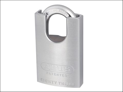 Abus 83/50C 50mm Chrome Plated Brass Padlock Hardened Close Shackle