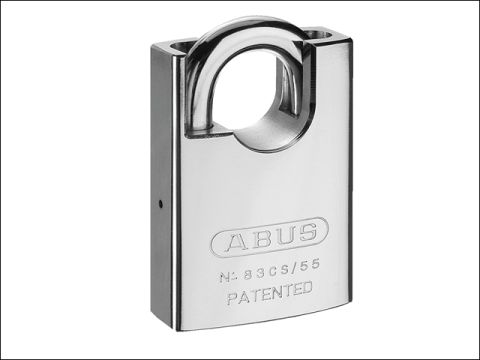Abus 83/55 55mm Rock Hardened Steel Body Padlock Close Shackle