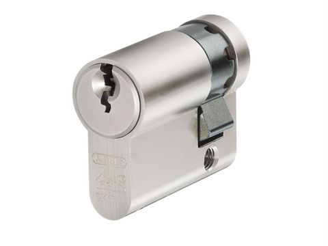 Abus E60NP Nickel Pearl Nickel Pearl 10/30 C Half Cylinder