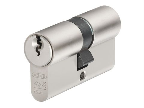 Abus E60NP Nickel Pearl 30/40 Double Cylinder