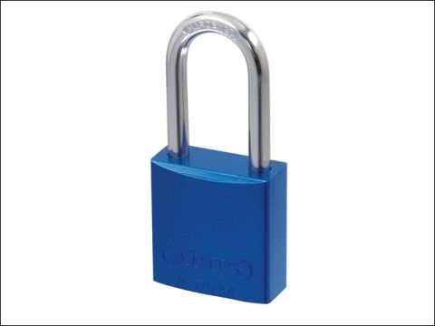 Abus 72/40 HB40 Aluminium Padlock 40mm Long Shackle Blue Keyed TT60121
