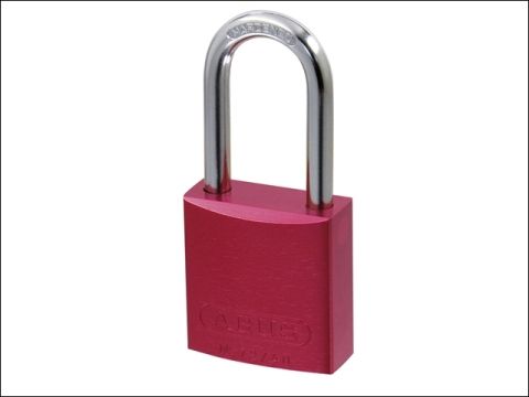 Abus 72/40 HB40 Aluminium Padlock 40mm Long Shackle Red Keyed TT0216262