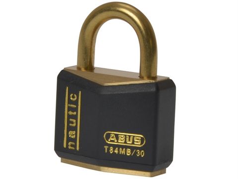 Abus T84MB/20 20mm Black Rustproof Padlock Carded