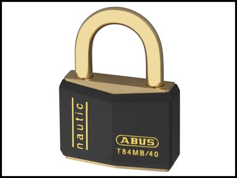 Abus T84MB/40 40mm Black Nautic Rustproof Padlock