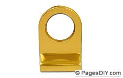 Asec Victorian Cylinder Pull Brass (For yale style cylinder)