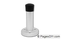 Asec Wall Door Stop Aluminium
