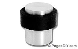 Asec Buffer Floor Door Stop Satin Stainless Steel