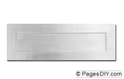 Stainless Steel Letter Plate 300 x 102mm