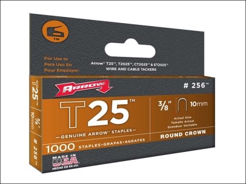 Arrow T25 Staples Box 5000 10mm - 3/8in