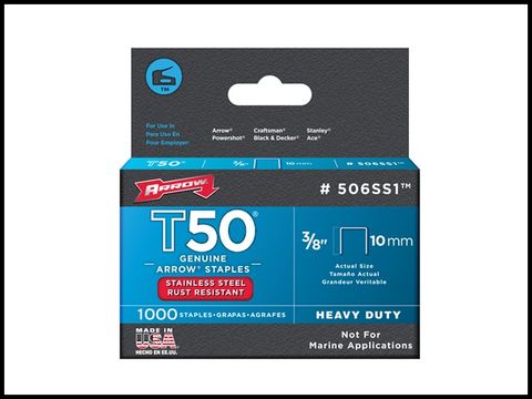 Arrow T50 Staples Box 1000 - Stainless Steel 505SS 8mm - 5/16in