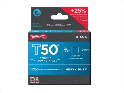 Arrow T50 Staples Box 5000 10mm - 3/8in