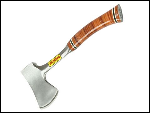 Estwing E24A Sportsmans Axe Leather Grip - 3.1/4in Edge