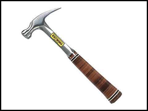 Estwing E20S Straight Claw Hammer - Leather Grip 560g (20oz)