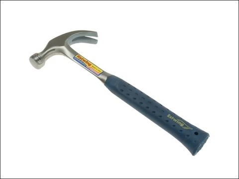 Estwing E3/16C Curved Claw Hammer - Vinyl Grip 450g 16oz