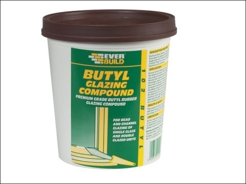 Everbuild Butyl Glazing Compound Brown 102 2Kg