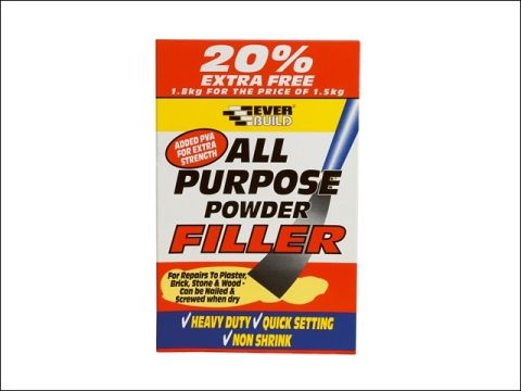Everbuild All Purpose Powder Filler 450g+30% Free