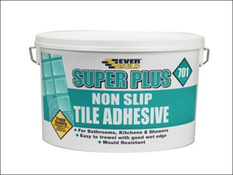 Everbuild Non Slip Tile Adhesive 701 2.5 Litre 3.75Kg