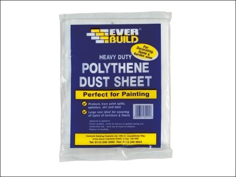 Everbuild Polythene Dust Sheet 12 x 9ft
