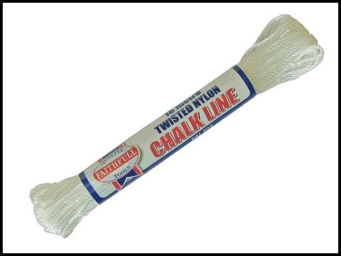 Faithfull 302 Twisted Nylon Chalk Line 18m (Box of 12)