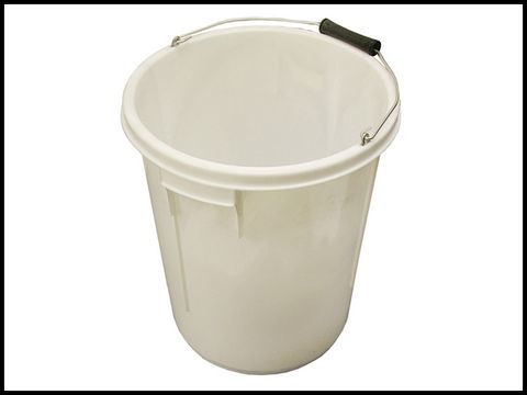 Faithfull 5 Gallon 25 litre Bucket - White