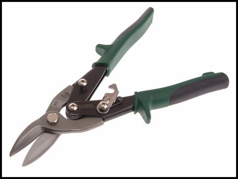 Faithfull Compound Aviation Snips - Green Right Cut