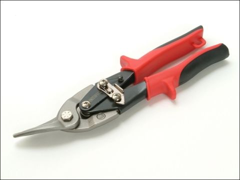 Faithfull Compound Aviation Snips - Red Left Cut