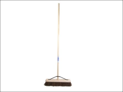 Faithfull Broom Stiff Bassine 45cm (18 in) + Handle & Stay