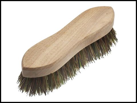 Faithfull Hand Scrubbing Brush 200mm (8 inch) Unvarnished