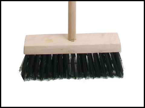 Faithfull Broom Blue PVC 325mm (13 in) with Handle