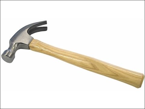 Faithfull Claw Hammer 567g (20oz) Hickory Shaft