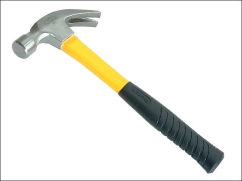 Faithfull Claw Hammer 567g (20oz) Fibreglass Shaft