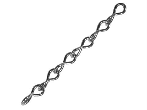 Faithfull Jack Chain Zinc Plated 1.6mm x 2.5m
