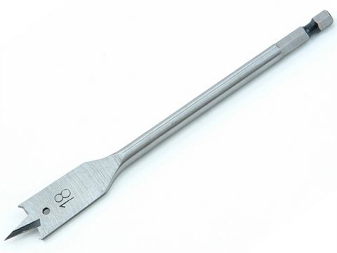 Faithfull Flatbit 18mm Overall Length 155mm
