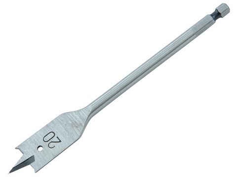 Faithfull Flatbit 20mm Overall Length 155mm