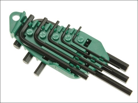 Faithfull Hexagon Key Set 8 Piece Short Arm Imperial (1/16 - 1/4in)