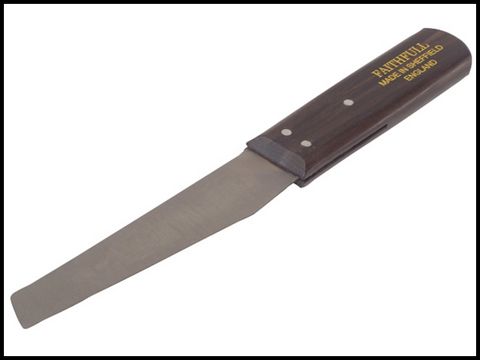 Faithfull Shoe Knife 115mm (4in) - Rosewood Handle