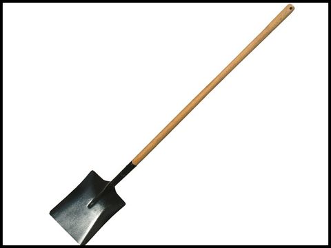 Faithfull Long Handled Square Shovel No.2