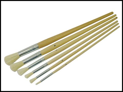 Faithfull Round Fitch Brush Set of 6