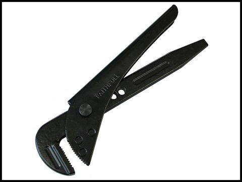 Faithfull Lever Action Pipe Wrench 300mm (12 inch) 60mm Cap